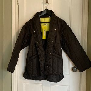 JJXX Quilted Jacket, Size Medium, Black